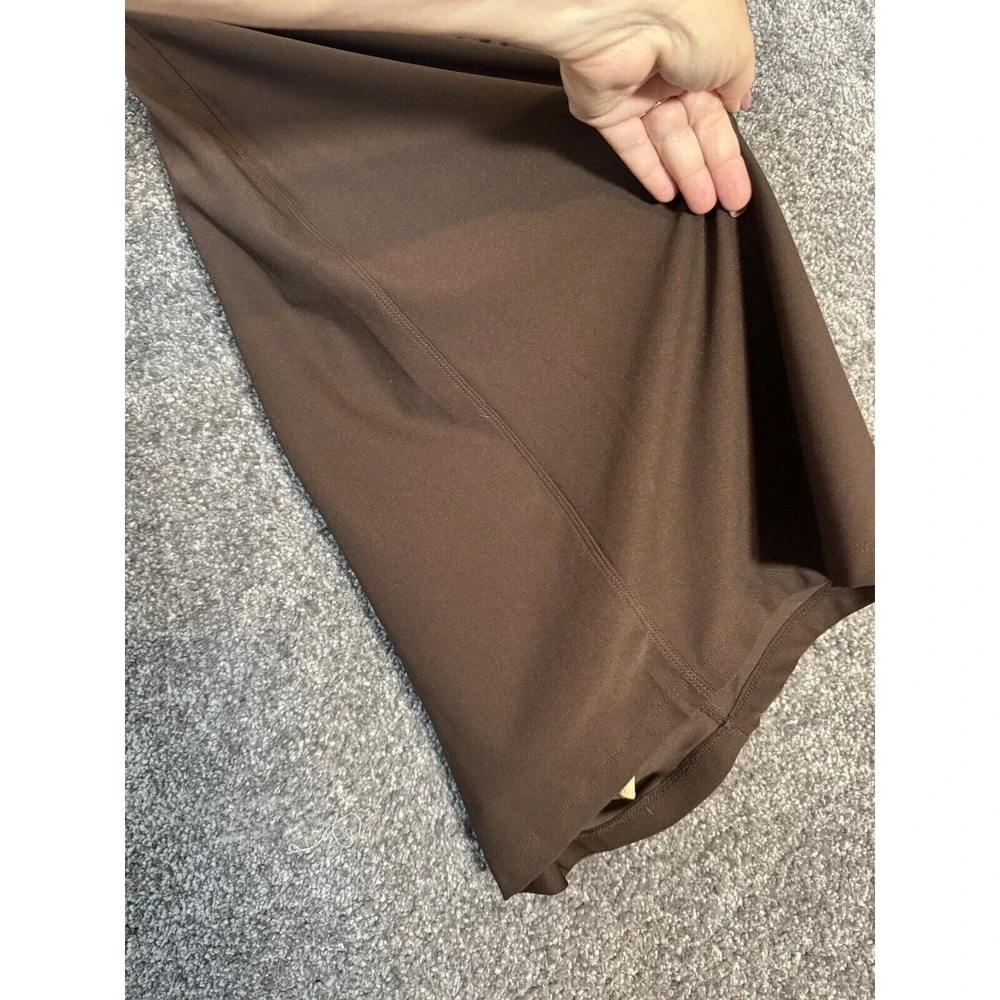 Spanx Pencil Skirt Womens XS Brown Pull on Bod-A-Bing Shapewear Slimming Stretch